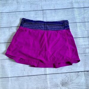 Lululemon Purple Athletic Skort